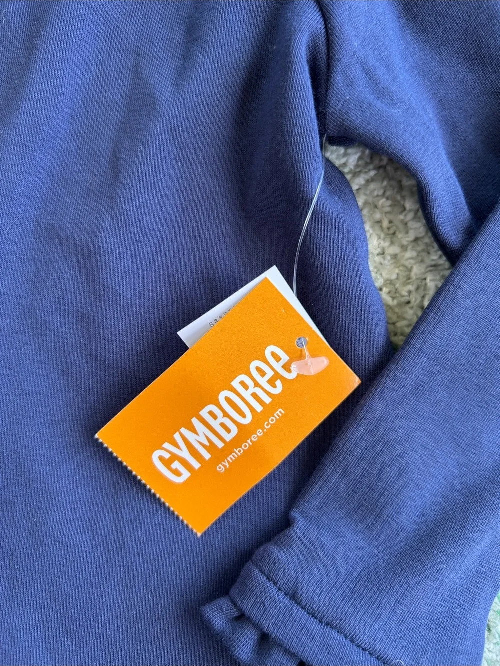 Gymboree Navy Long Sleeve Turtleneck with Shoulder Buttons